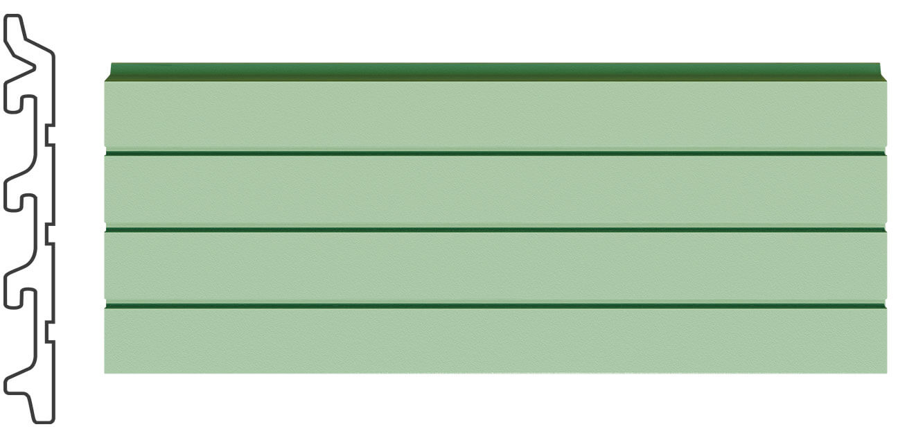 Tonality Referenz: Gestreiftes Fassadendesign TUI1 mit Keramikfliesen